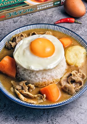 家裡必備咖喱塊～咖喱飯 的食譜成品照片