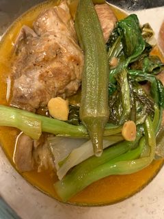 A picture of Pork Sinigang.