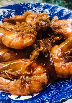 Foto resep Udang Goreng Mentega no ribet