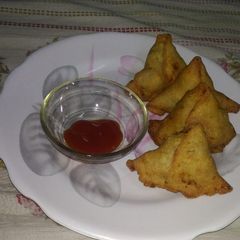Punjabi samosa A picture of Punjabi samosa.