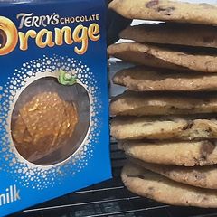 Terry's Chocolate Orange Cookies A picture of Terry's Chocolate Orange Cookies.