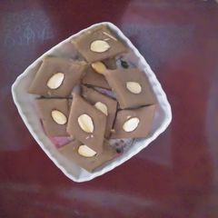 A picture of Chocolate barfi.