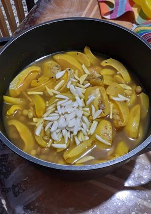 عکسی از دستور ترشی انبه با مخلوط آلو و کشمش😋