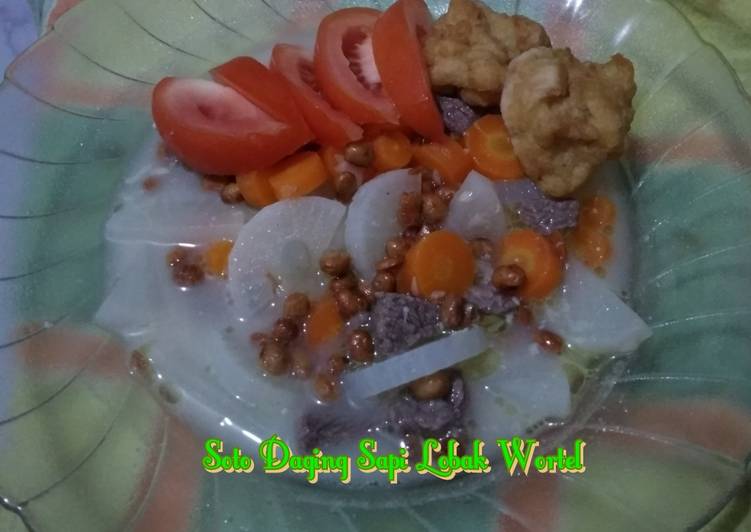 Resep #69. Soto Daging Sapi Lobak Wortel (bumbu dasar putih) Yang Enak Banget