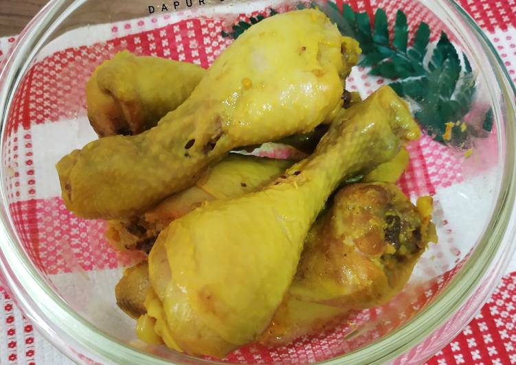 Resep Ayam Ungkep Bumbu Kuning Anti Gagal