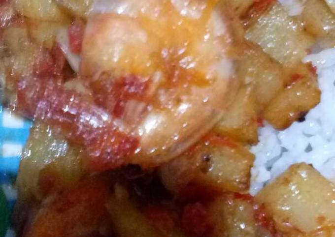 Balado kentang udang cihuy ala mami yuuki