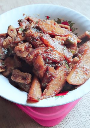 Foto resep Kentang kecap mix tahu