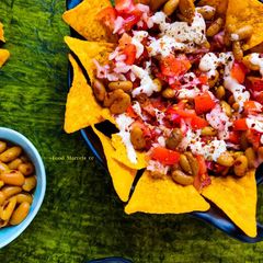 A picture of Cheesy Mexican Nachos.