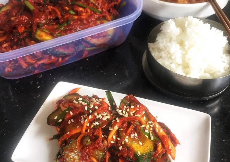 Cara Mudah Bikin Oi Kimchi - Kimchi Mentimun yang Enak