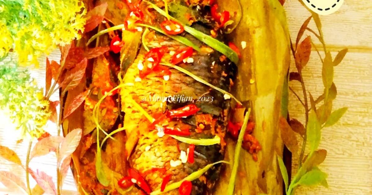 Resep Pepes Ikan Mas Oleh Lanjarsih Mama Fifian Masakanrumahan Cookpad