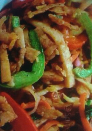 A picture of Chapati noodles.