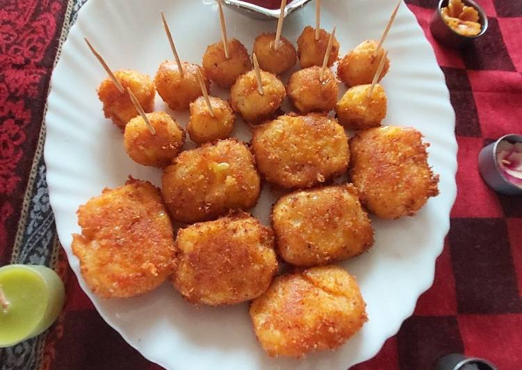 Recipe of Speedy Rice potato cheese corn cutlets/ more little bits