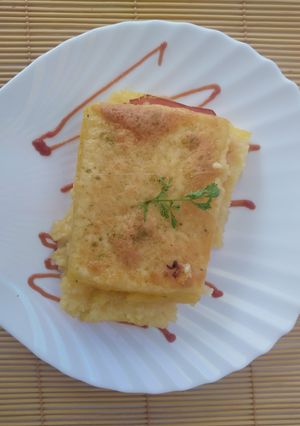 Una foto de Polenta al horno