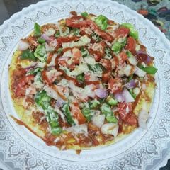 A picture of Roti pizza.