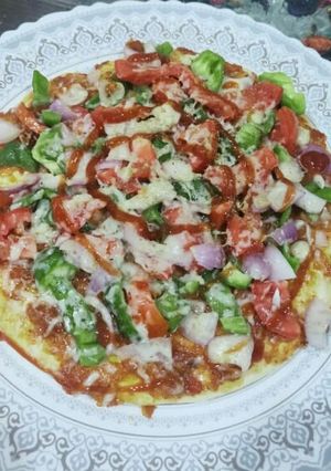 A picture of Roti pizza.