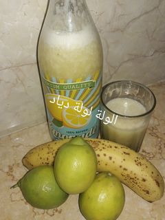 صورة لوصفة عصير الليمون والموز