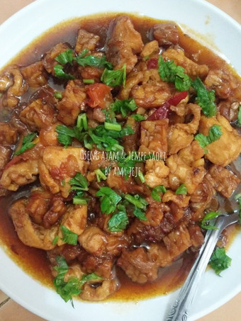 Resep Oseng Ayam &amp; Tempe Saori, Manis Gurih (Tidak Pedas) Untuk Pemula