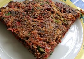 Tortilla de hojas de remolacha