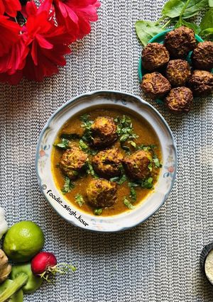 A picture of Lauki ke Kofta in Airfryer.