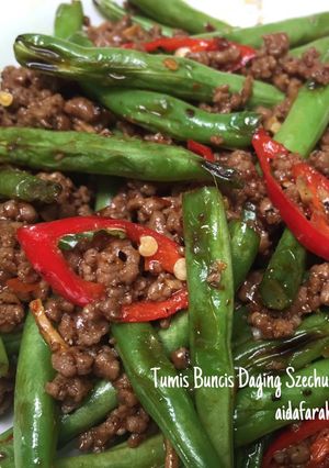 Foto resep Tumis Buncis Daging Szechuan