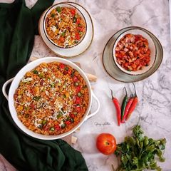 A picture of Mexican Rice.