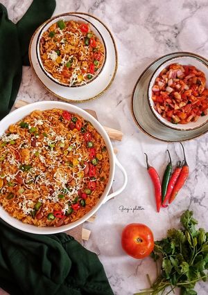 A picture of Mexican Rice.