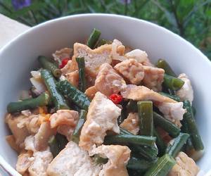 Fresh, Membuat Tumis kacang panjang tahu tempe Nikmat Lezat