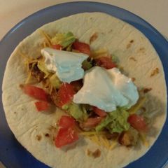 A picture of Balsamic/Rosemary Chicken Tacos.