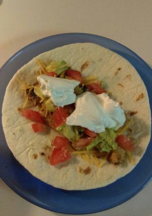 A picture of Balsamic/Rosemary Chicken Tacos.