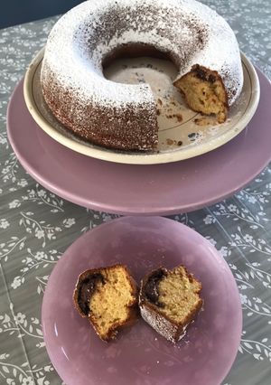 Foto di Ciambella alla crema di mascarpone e nutella