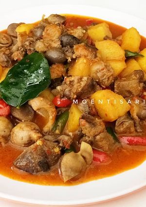 Foto resep Kentang ati ampela saus tiram