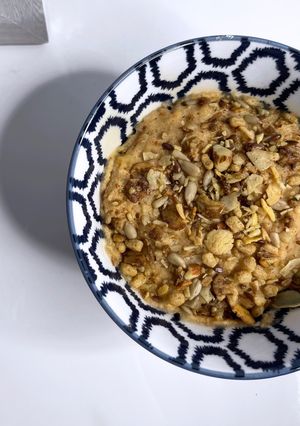 Une photo de Banana Bread Mugcake vegan