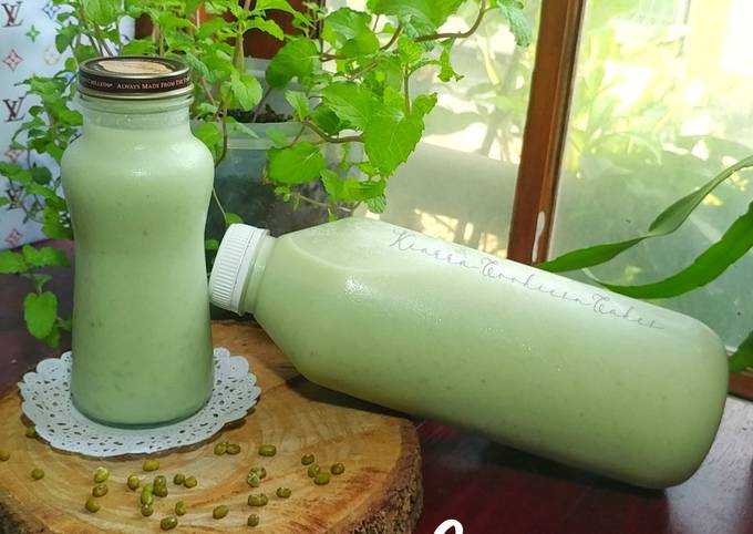 Yuk intip, Resep bikin (255) Es Sari Kacang Hijau (Tips Mengupas kulit arinya) yang sempurna