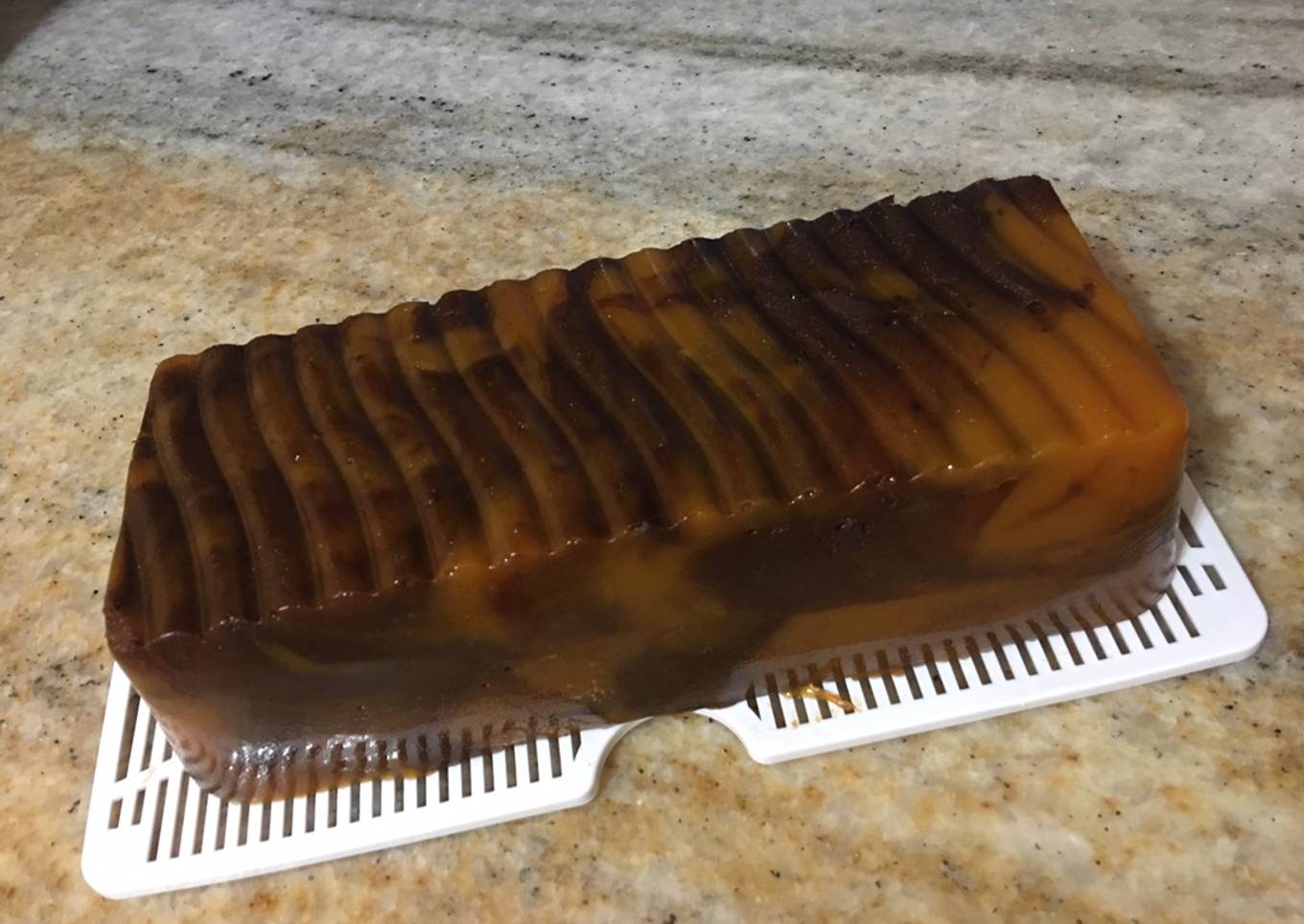 Dulce de batata marmolado