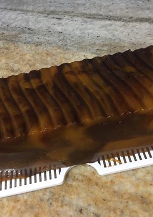 Una foto de Dulce de batata marmolado