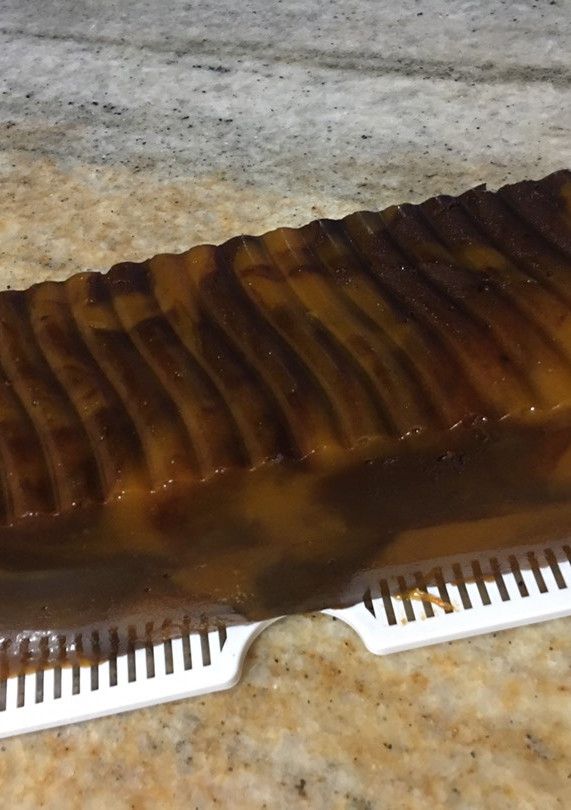 Una foto de Dulce de batata marmolado
