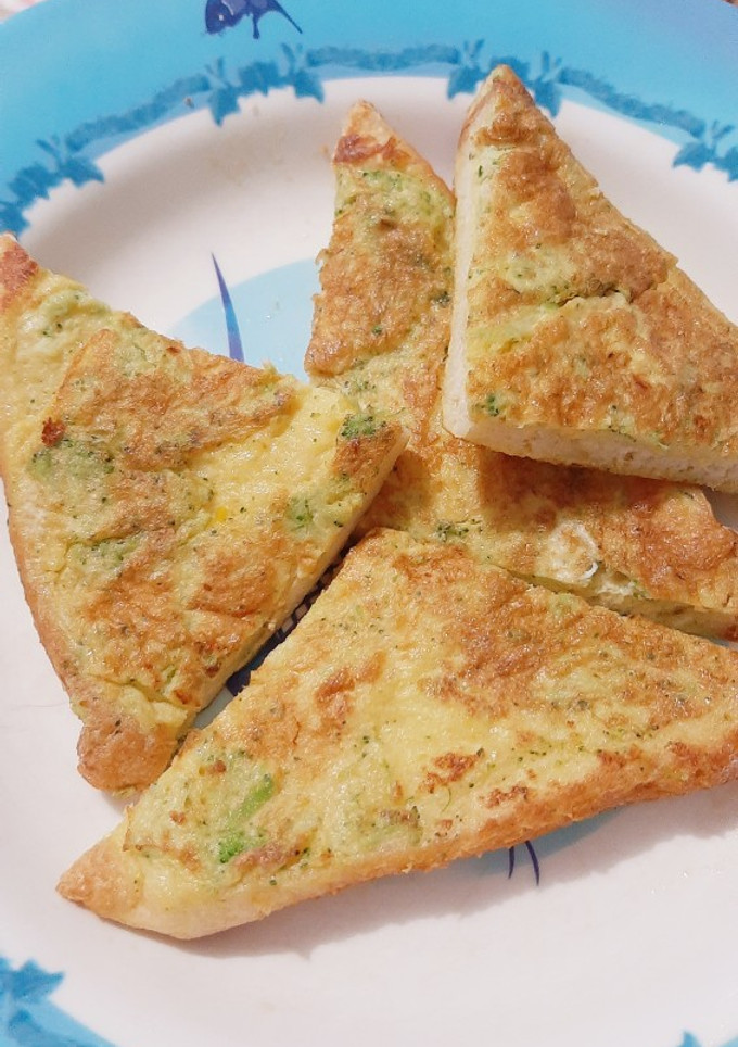 Foto resep Broccoli toast for toddler