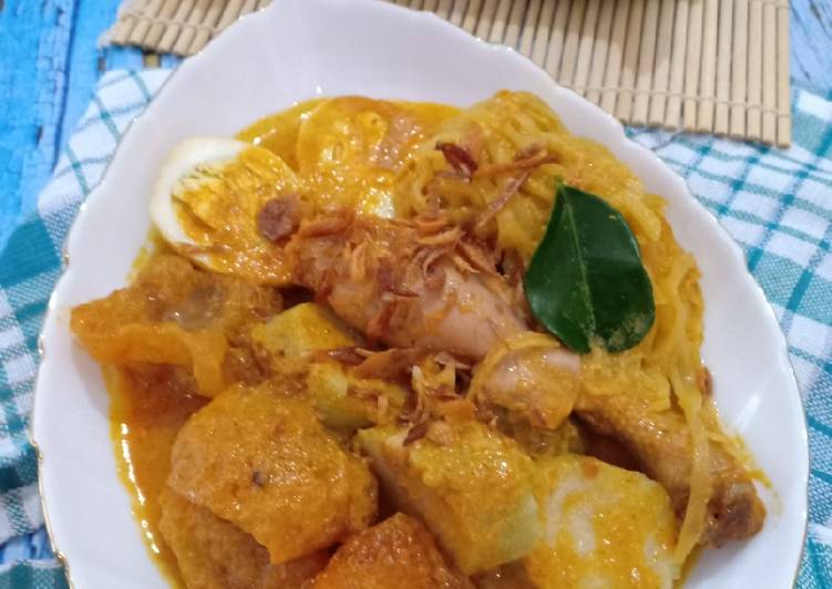 Resep Lontong Kari Ayam Spesial, Sempurna