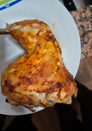 Una foto de Pollo al limón y mostaza