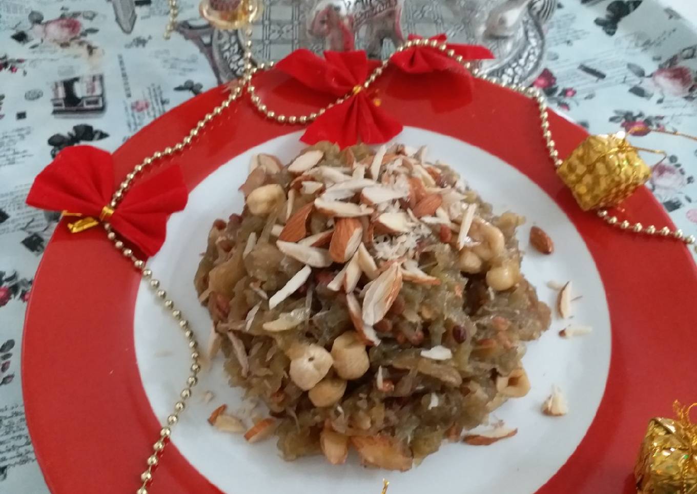 Lauki ka halwa bina milk nd khoye ka