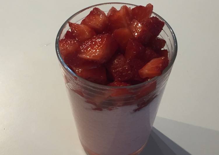 Comment Servir Mousse de fraises