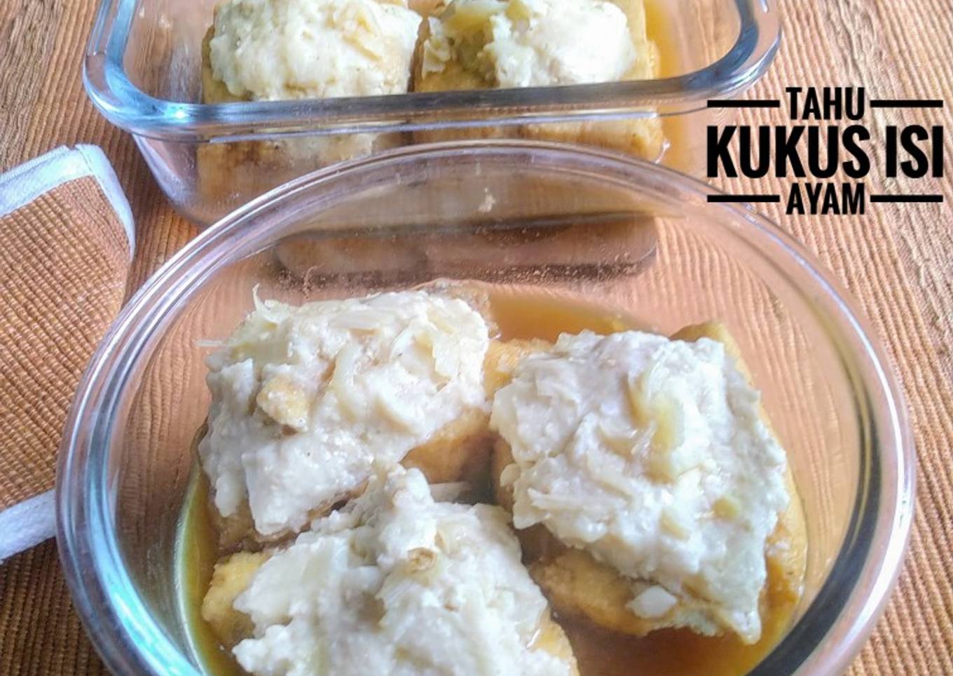 Tahu kukus isi ayam