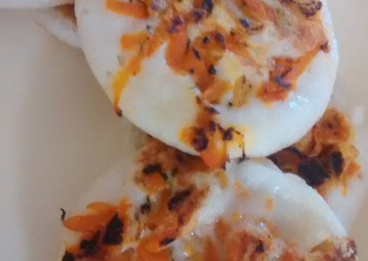 Recipe of Homemade Vegetable idli with a fried twist