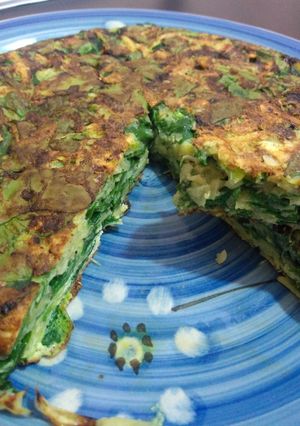 Una foto de Tortilla de verduras