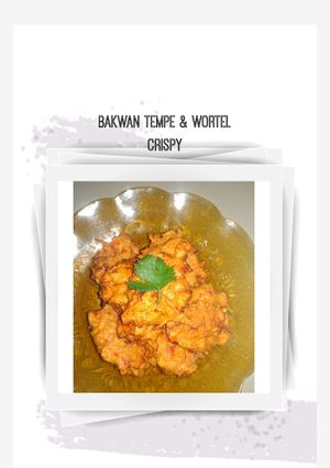 Foto resep Bakwan Tempe&Wortel Crispy