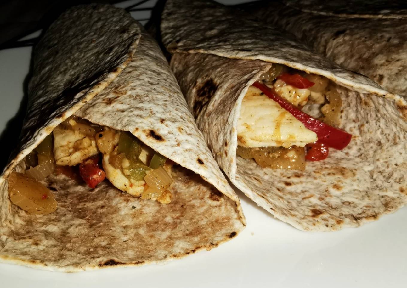 Fajitas integrales de pollo