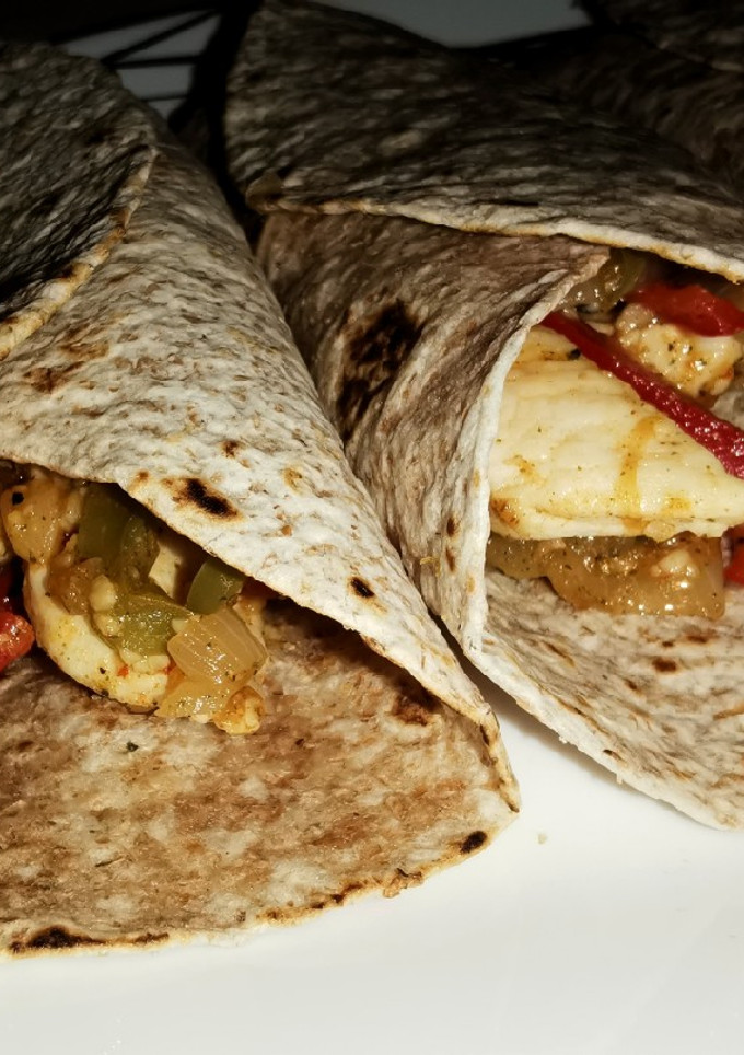 Una foto de Fajitas integrales de pollo