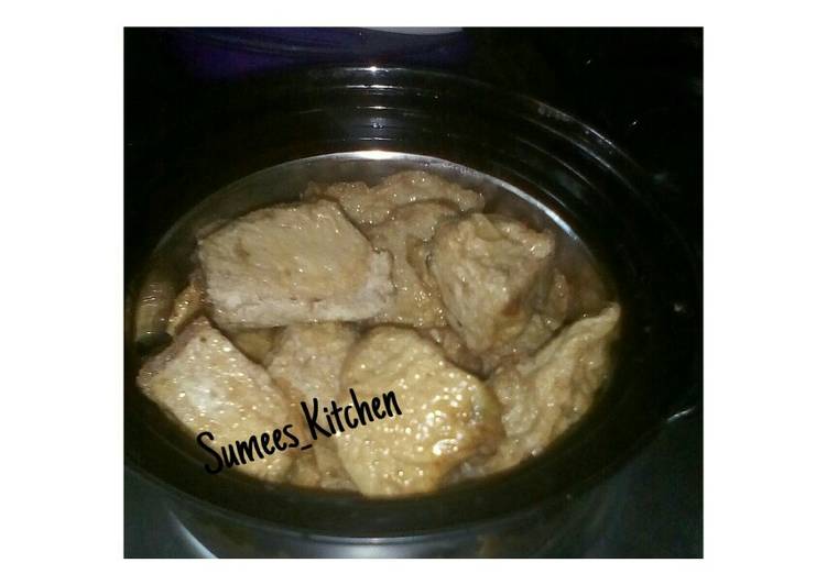 Recipe of Homemade Egg Tofu (awaran Kwai)
