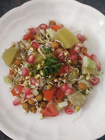 Easy Steps to Prepare Recipes Mix sprouts sweet potato salad the Delicious Really Delicious.