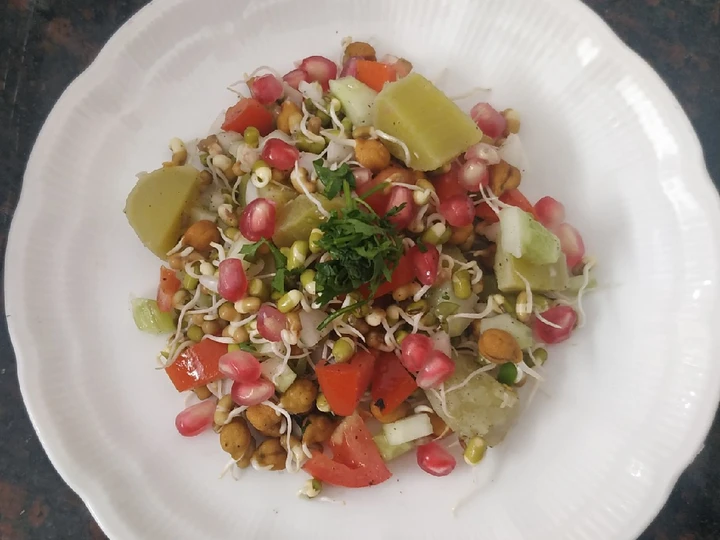 Easy Steps to Make|Recipe} Mix sprouts sweet potato salad the Delicious